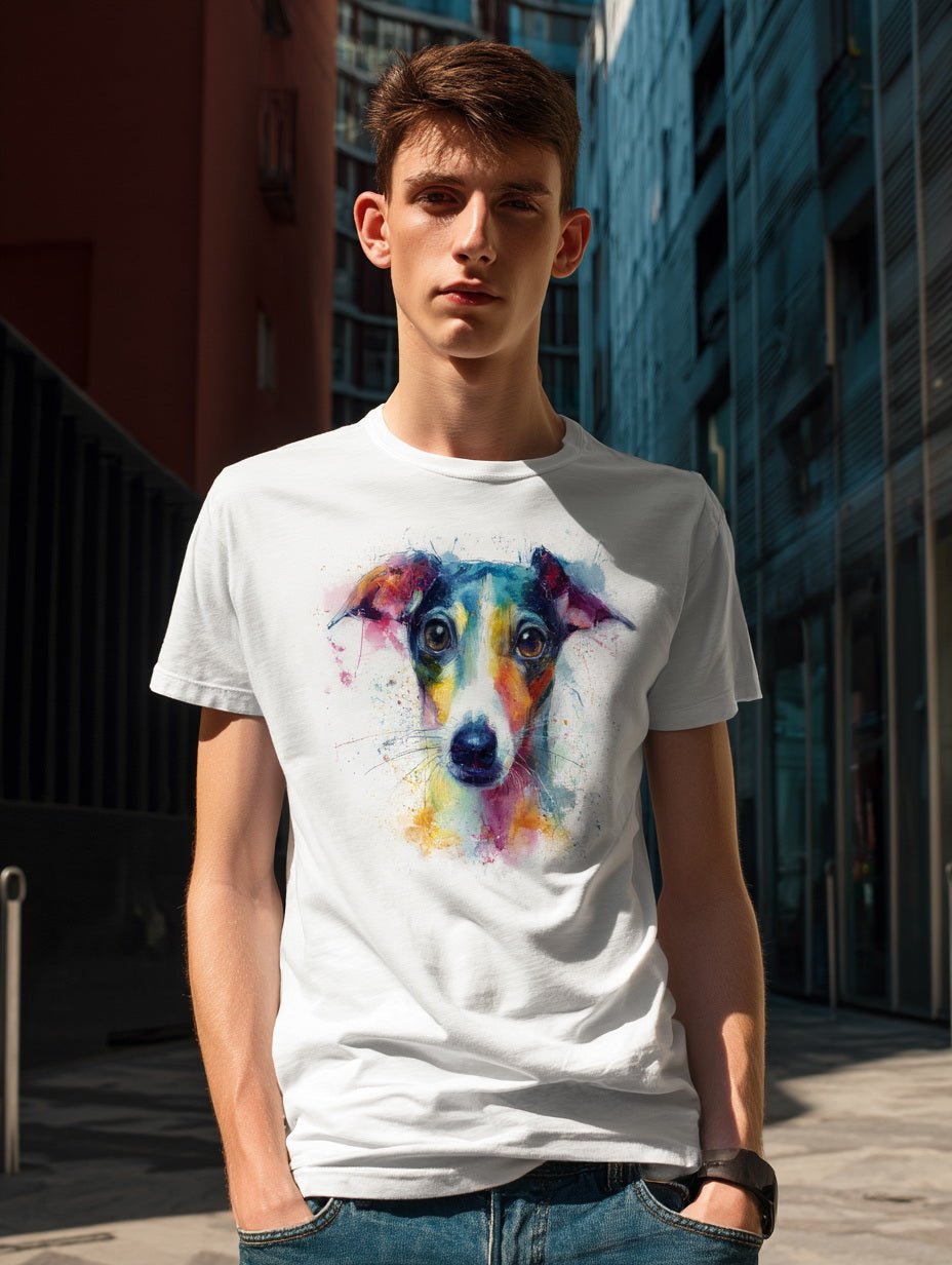 "Custom Pet Portrait T-Shirt" – Personalized Watercolor Print of Your Pet - MildPrint.store