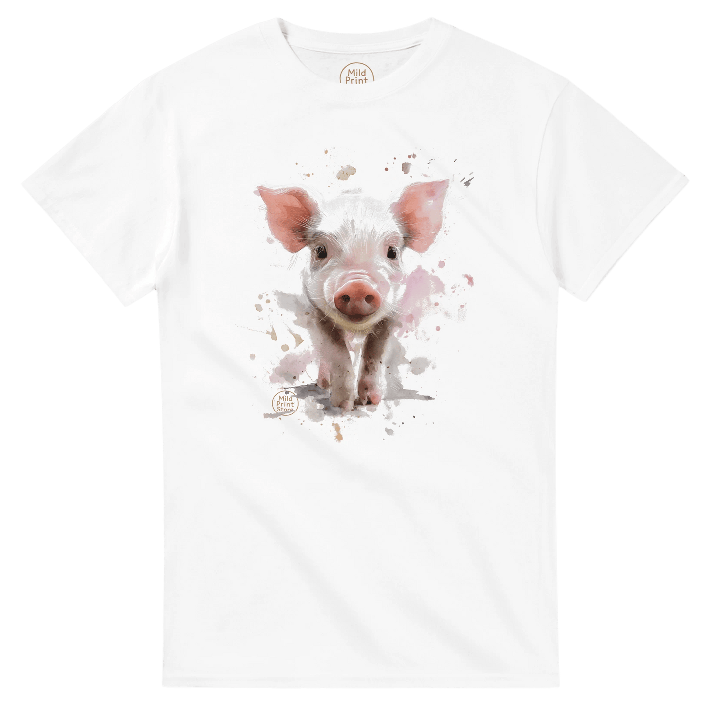 "Custom Pet Portrait T-Shirt" – Personalized Watercolor Print of Your Pet - MildPrint.store