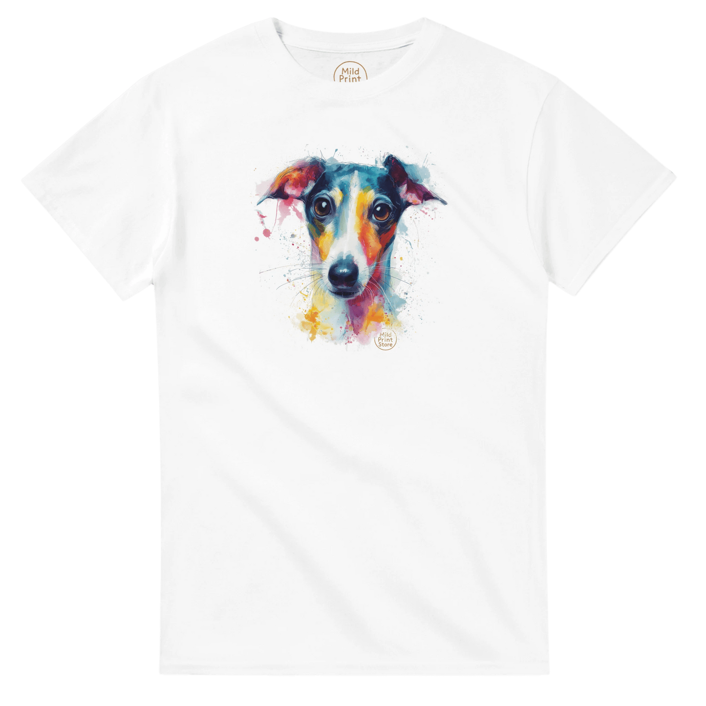 "Custom Pet Portrait T-Shirt" – Personalized Watercolor Print of Your Pet - MildPrint.store