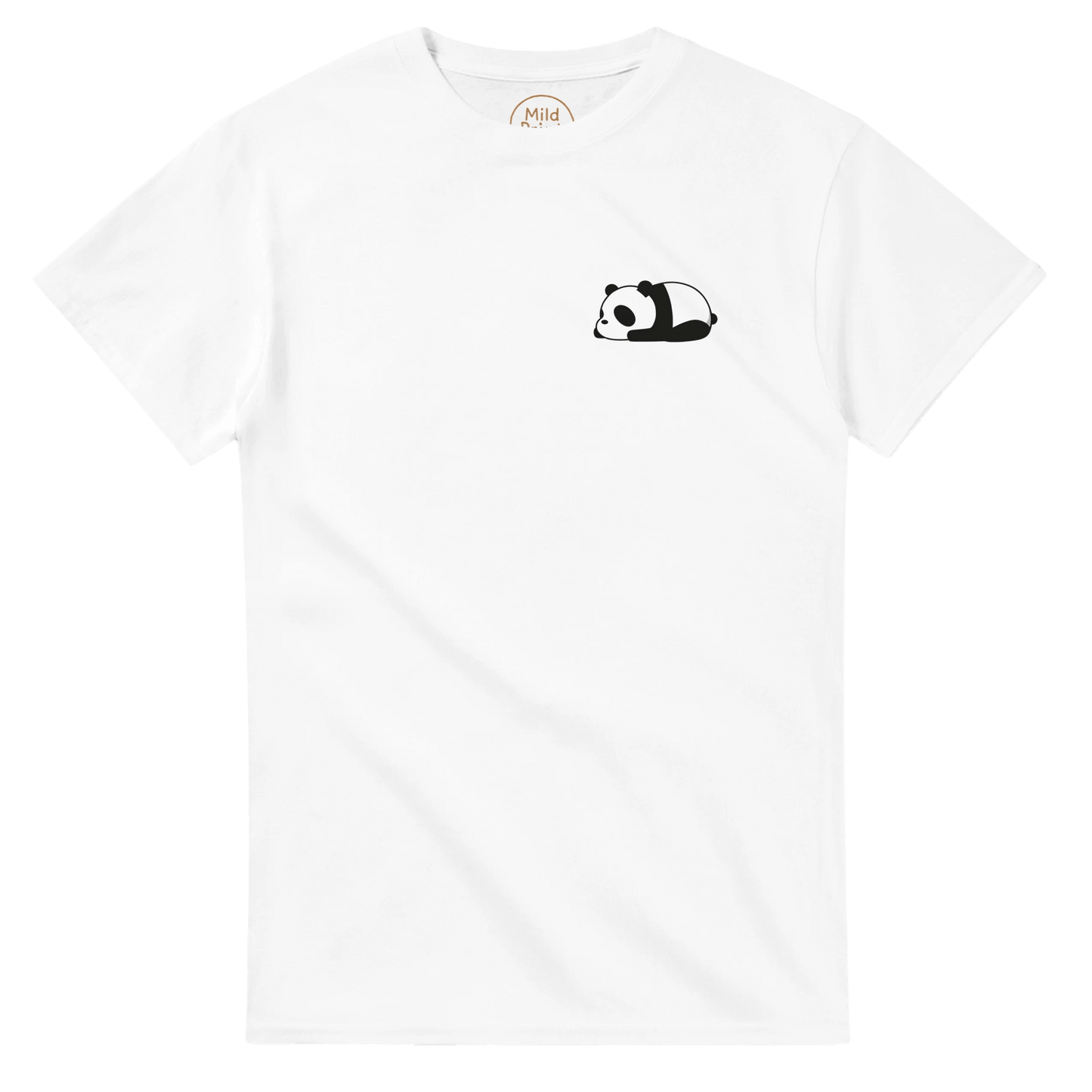"Lazy Panda Mood" – Cute Double - Sided Panda T-Shirt – Minimalist Animal Tee – Unisex Funny Lazy Bear Shirt - MildPrint.store