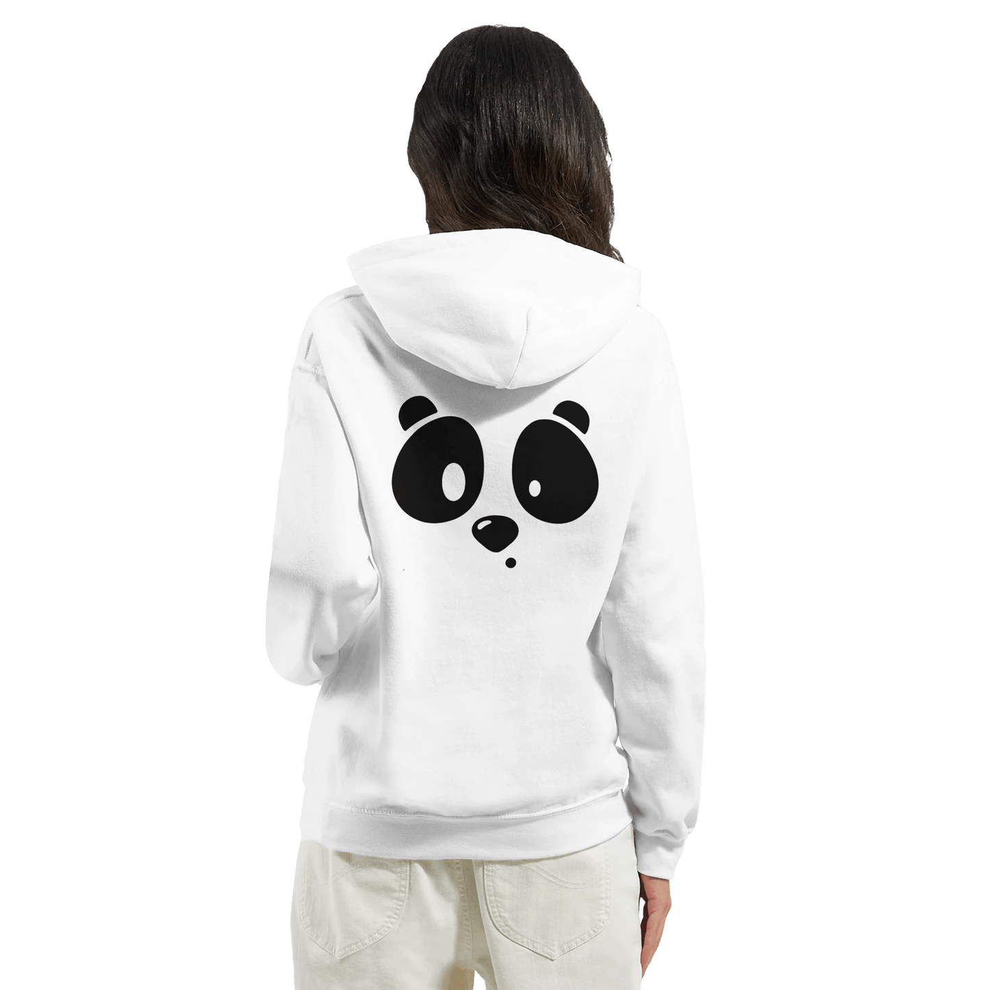 "Sleepy Panda Hoodie" – Double - Sided Cute Panda Pullover – Cozy Lazy Mood Unisex Hoodie – Gildan® 18500 - MildPrint.store