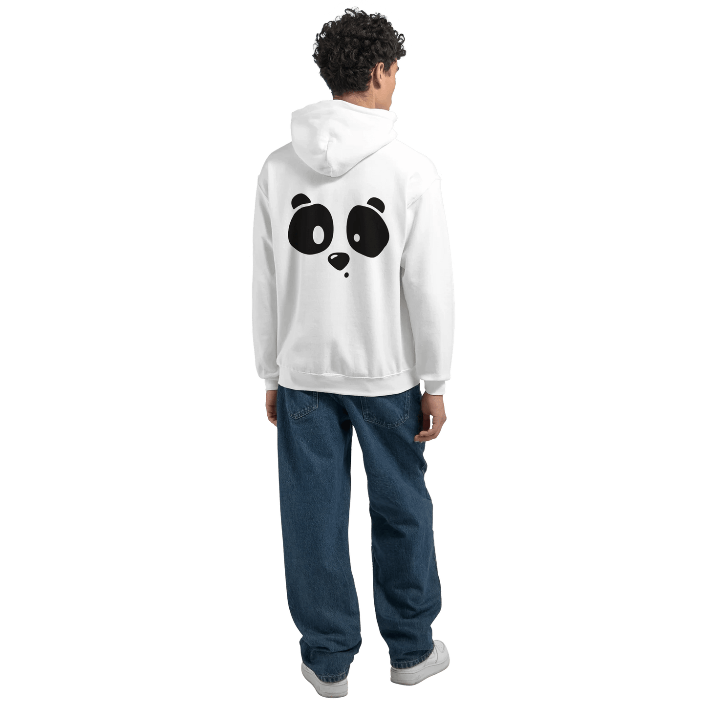"Sleepy Panda Hoodie" – Double - Sided Cute Panda Pullover – Cozy Lazy Mood Unisex Hoodie – Gildan® 18500 - MildPrint.store