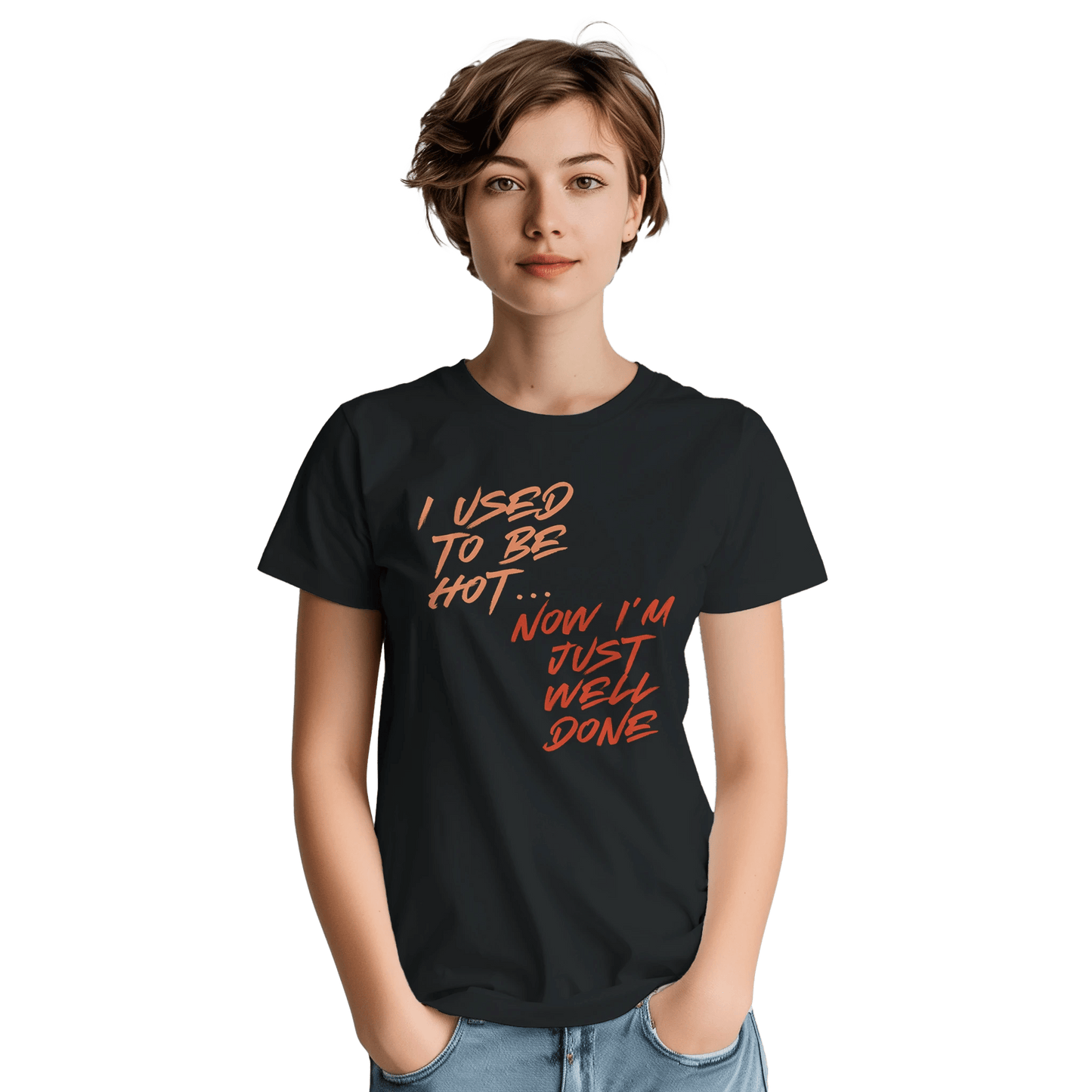 "Well Done Pig" – Funny BBQ T-Shirt – Double - Sided Roast Humor Tee – Gag Gift for Grill Lovers (Black) - MildPrint.store
