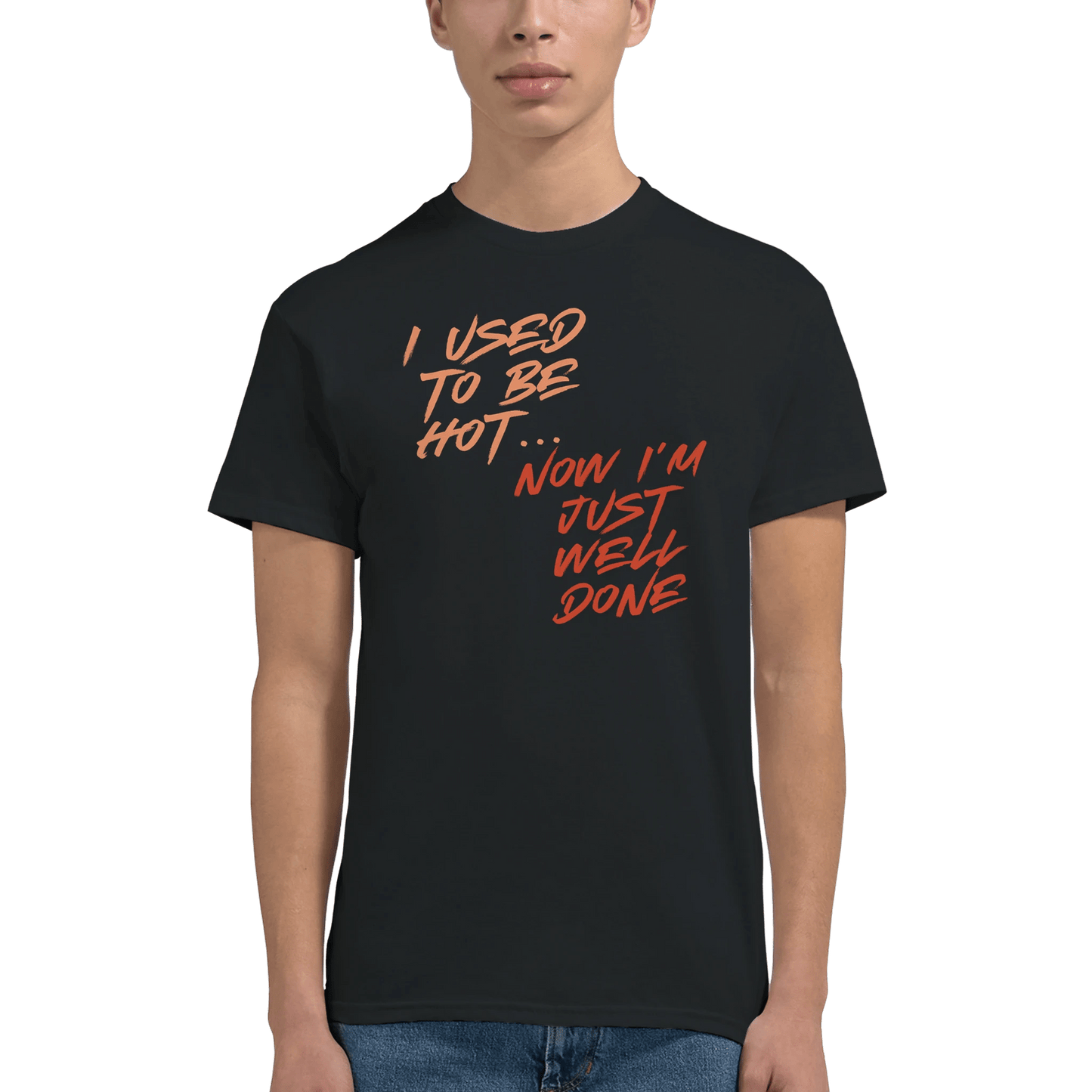 "Well Done Pig" – Funny BBQ T-Shirt – Double - Sided Roast Humor Tee – Gag Gift for Grill Lovers (Black) - MildPrint.store