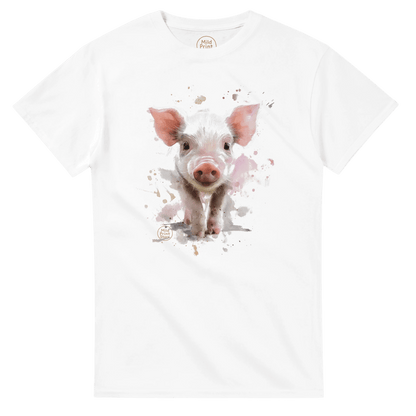 "Custom Pet Portrait T-Shirt" – Personalized Watercolor Print of Your Pet - MildPrint.store