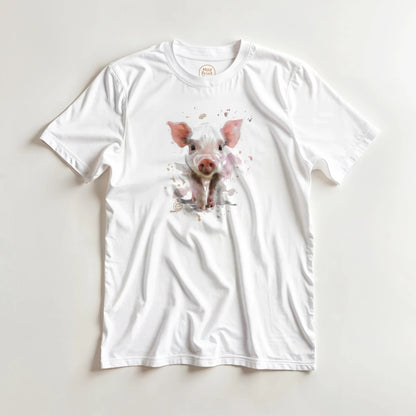 "Custom Pet Portrait T-Shirt" – Personalized Watercolor Print of Your Pet - MildPrint.store