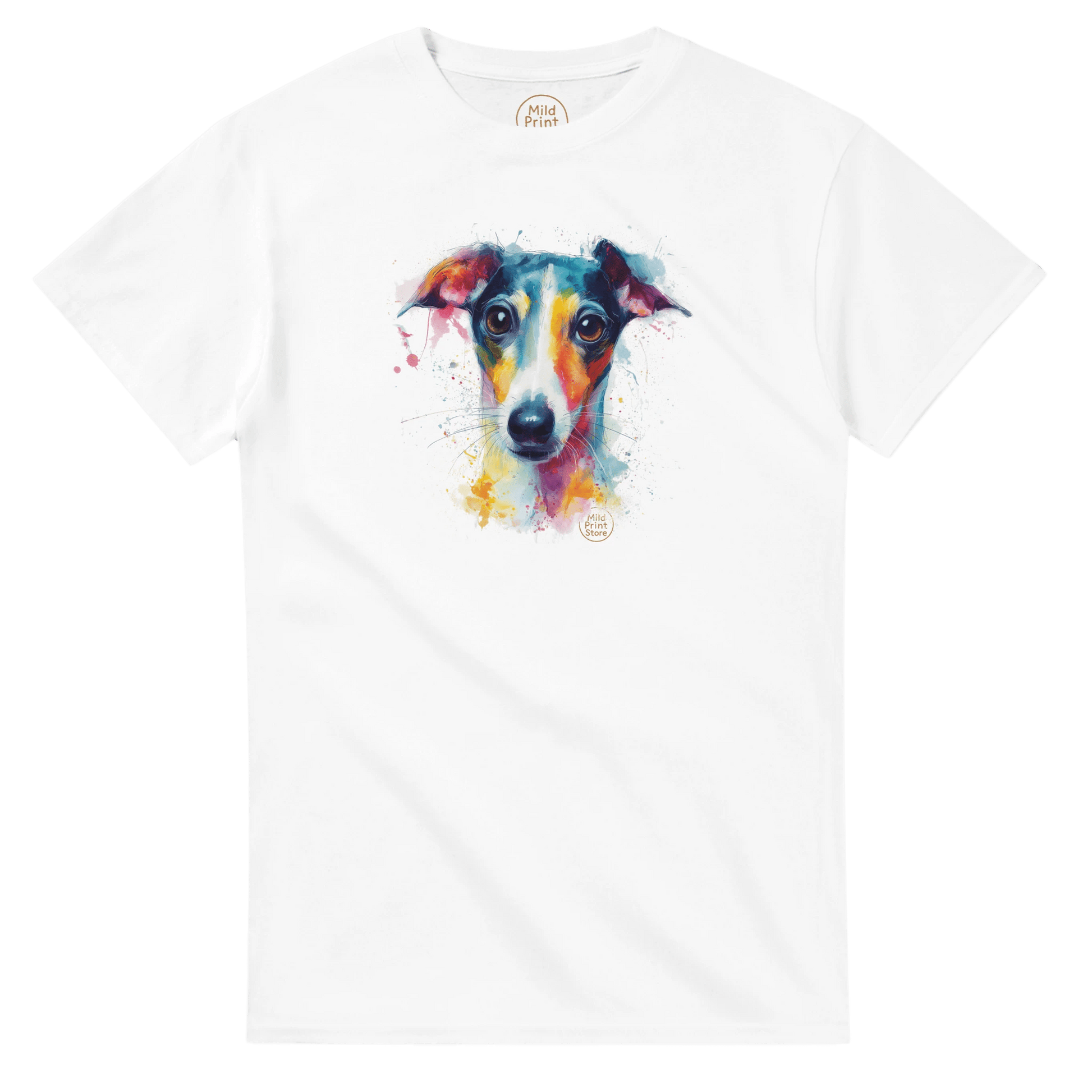 "Custom Pet Portrait T-Shirt" – Personalized Watercolor Print of Your Pet - MildPrint.store