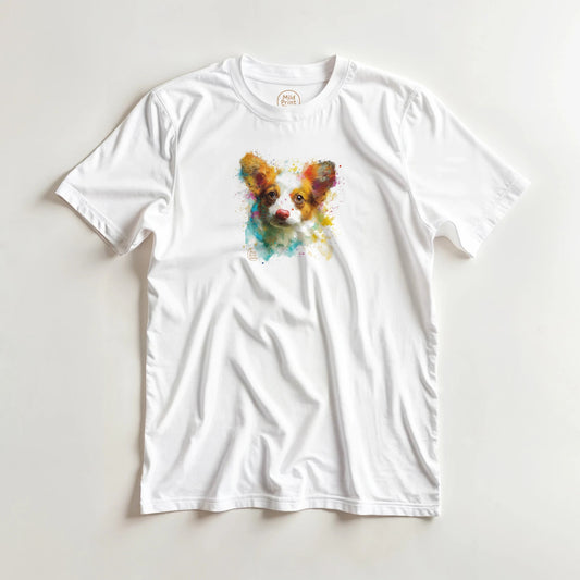 "Custom Pet Portrait T-Shirt" – Personalized Watercolor Print of Your Pet - MildPrint.store