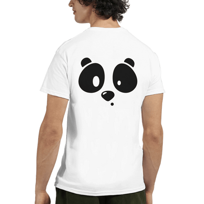 "Lazy Panda Mood" – Cute Double - Sided Panda T-Shirt – Minimalist Animal Tee – Unisex Funny Lazy Bear Shirt - MildPrint.store