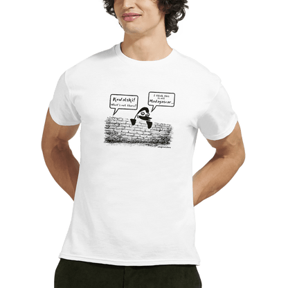 "Not Madagascar" – Funny Penguin Graffiti T-Shirt - MildPrint.store