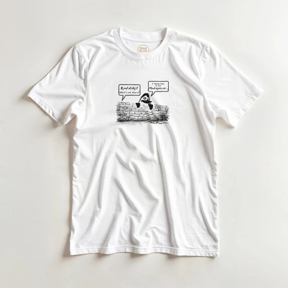"Not Madagascar" – Funny Penguin Graffiti T-Shirt - MildPrint.store