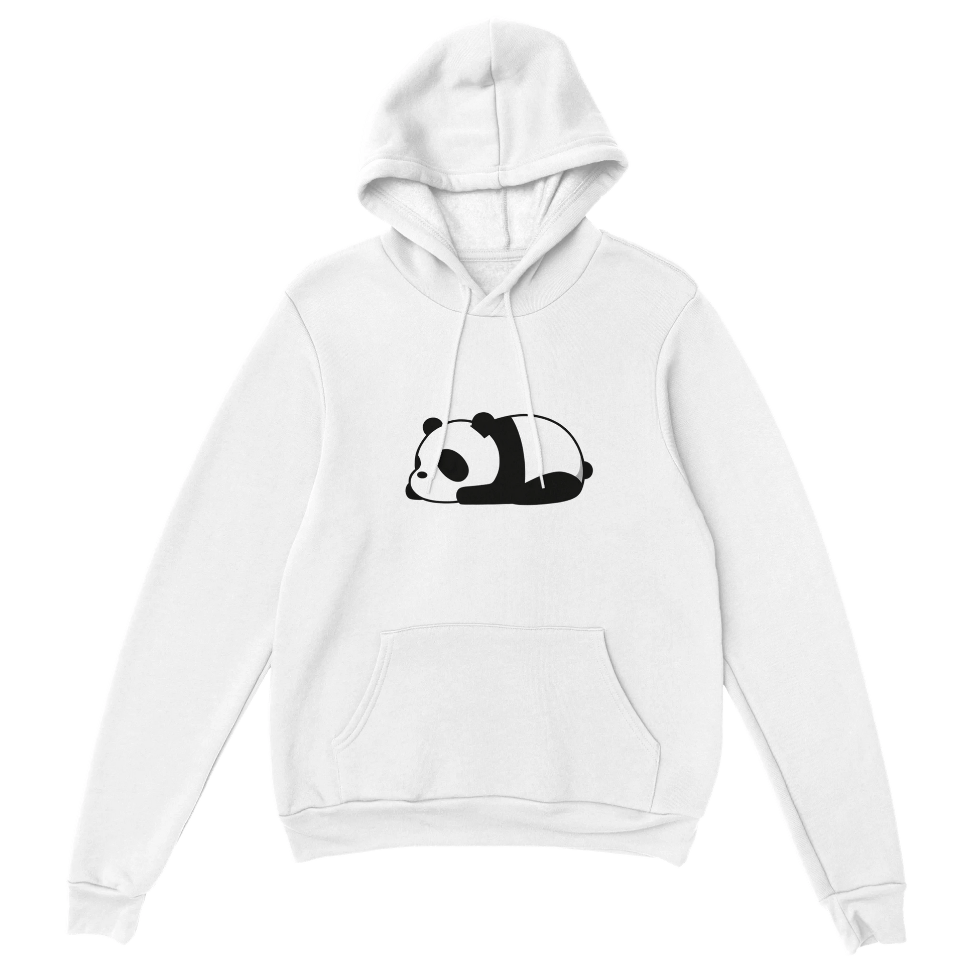 "Sleepy Panda Hoodie" – Double - Sided Cute Panda Pullover – Cozy Lazy Mood Unisex Hoodie – Gildan® 18500 - MildPrint.store