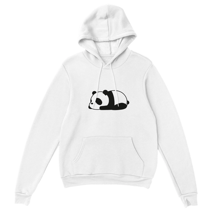 "Sleepy Panda Hoodie" – Double - Sided Cute Panda Pullover – Cozy Lazy Mood Unisex Hoodie – Gildan® 18500 - MildPrint.store