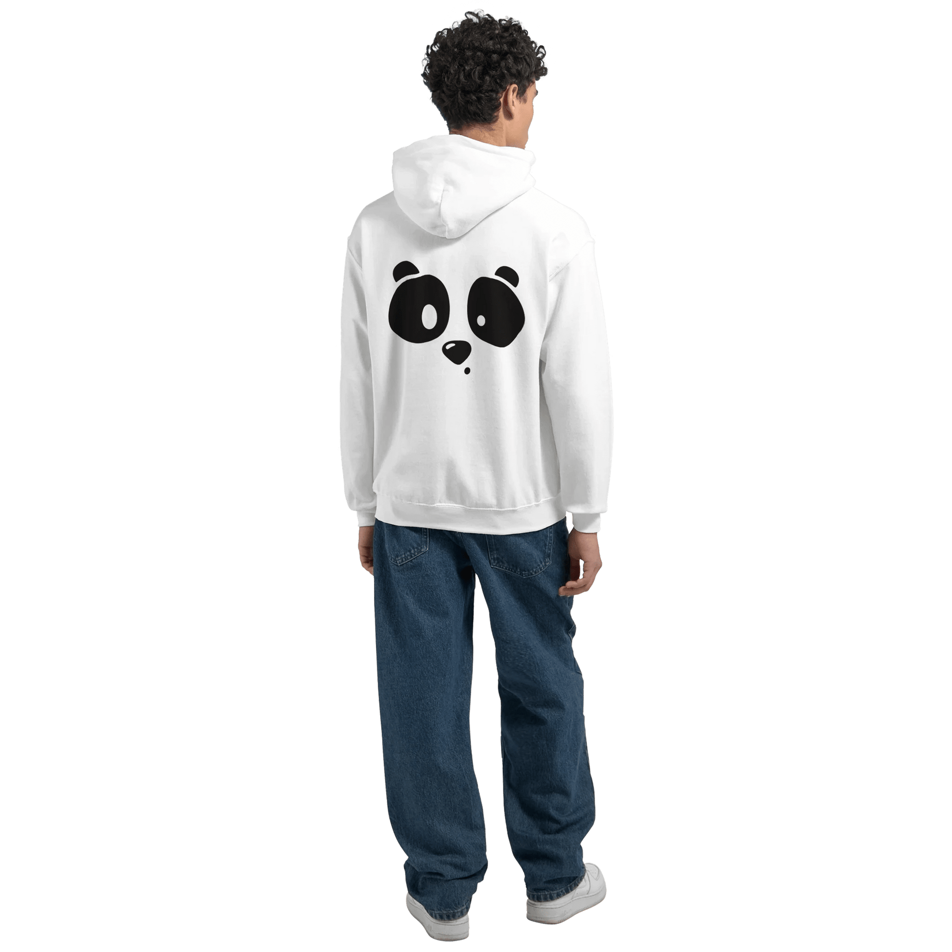 "Sleepy Panda Hoodie" – Double - Sided Cute Panda Pullover – Cozy Lazy Mood Unisex Hoodie – Gildan® 18500 - MildPrint.store
