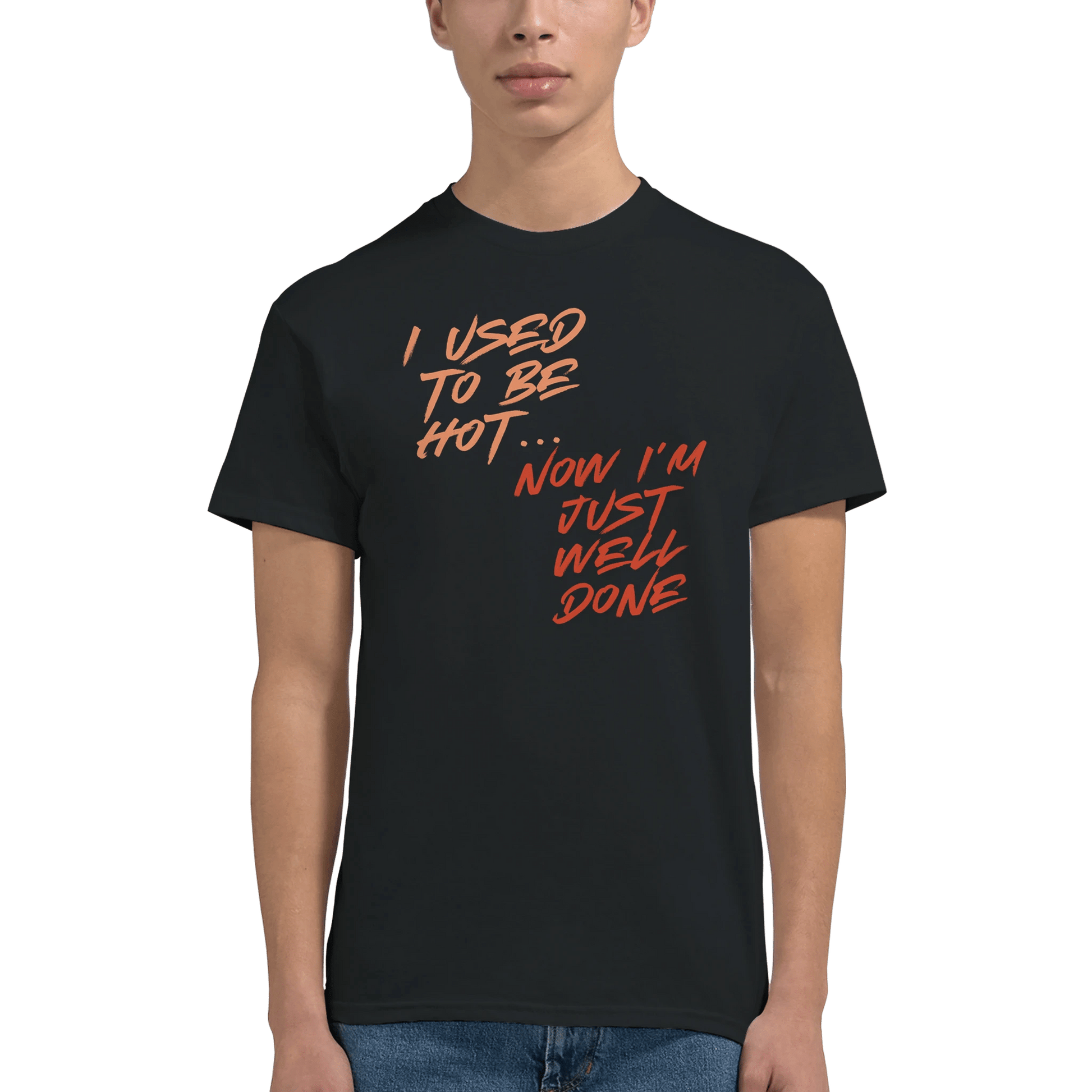 "Well Done Pig" – Funny BBQ T-Shirt – Double - Sided Roast Humor Tee – Gag Gift for Grill Lovers (Black) - MildPrint.store