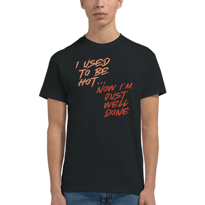 "Well Done Pig" – Funny BBQ T-Shirt – Double - Sided Roast Humor Tee – Gag Gift for Grill Lovers (Black) - MildPrint.store