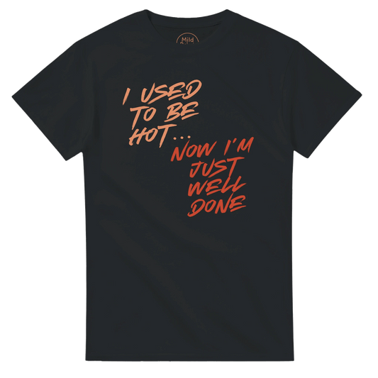 "Well Done Pig" – Funny BBQ T-Shirt – Double - Sided Roast Humor Tee – Gag Gift for Grill Lovers (Black) - MildPrint.store