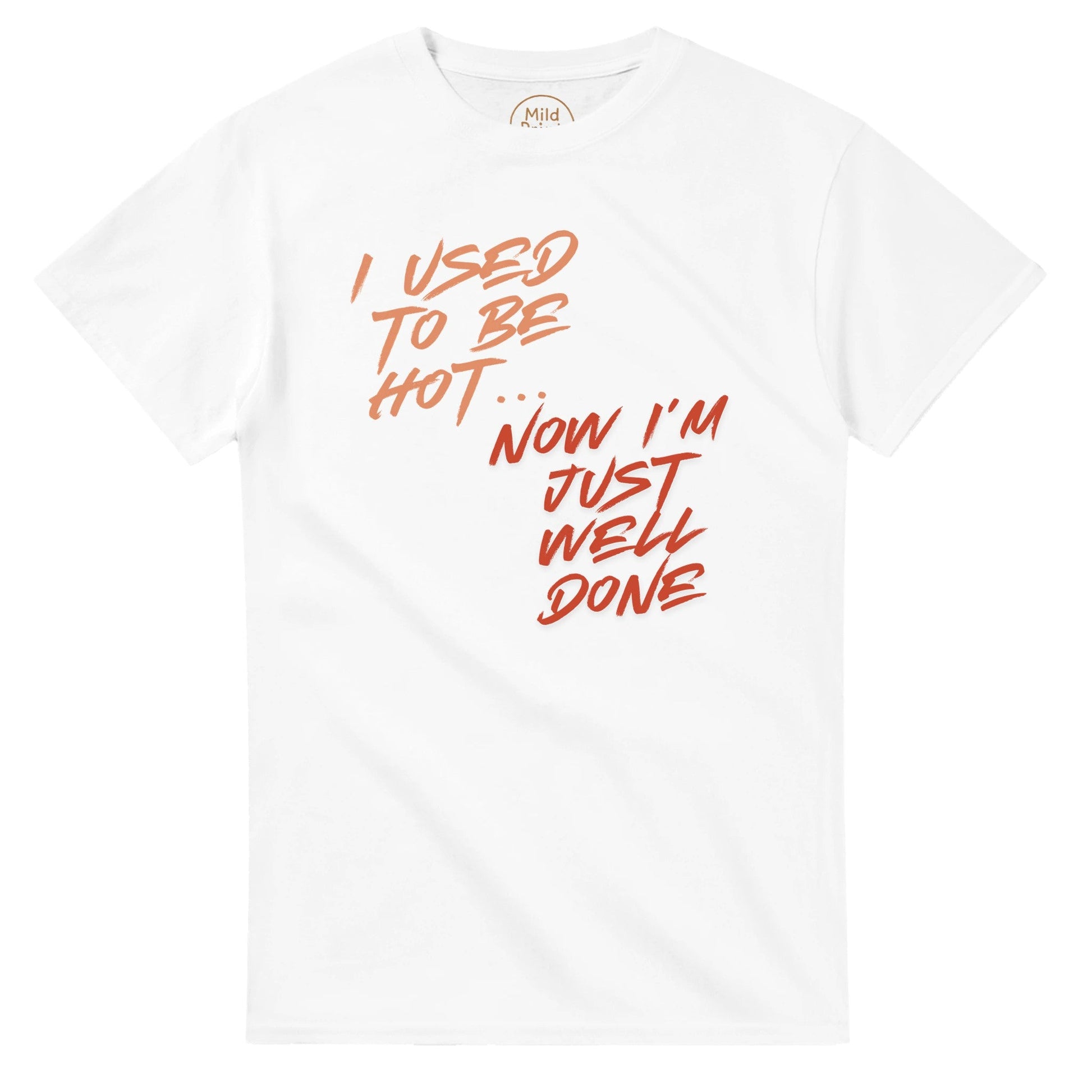 "Well Done Pig" – Funny BBQ T-Shirt – Double - Sided Roast Humor Tee – Gag Gift for Grill Lovers (White) - MildPrint.store